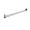Popular Steel Metal Powder Coated Chrome Plated Furntiure Leg with Caster