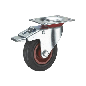 Plastic Caster Wheel with Brake for Cabinet Accessories