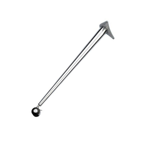 Popular Steel Metal Powder Coated Chrome Plated Furntiure Leg with Caster