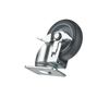 Caster Wheel with Side Brake for Shopping Cart