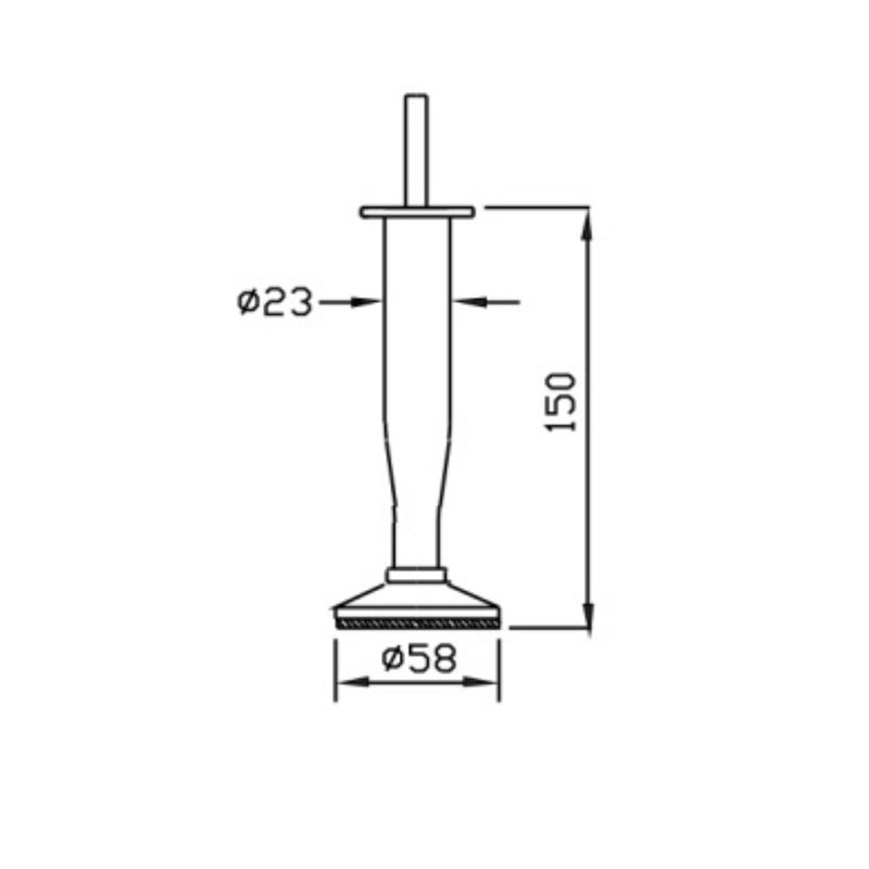 aluminum leg