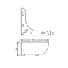 Decorative Furniture Corner Metal Legs for Sofa