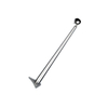 Popular Steel Metal Powder Coated Chrome Plated Furntiure Leg with Caster