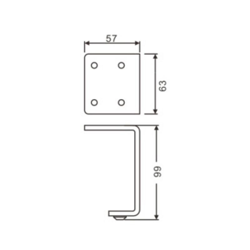 Silver Color Brushed Metal Furniture Leg for Sofa