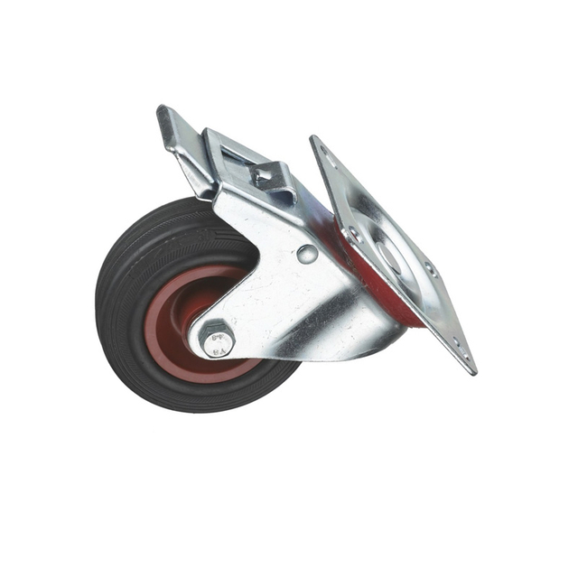 Plastic Caster Wheel with Brake for Cabinet Accessories