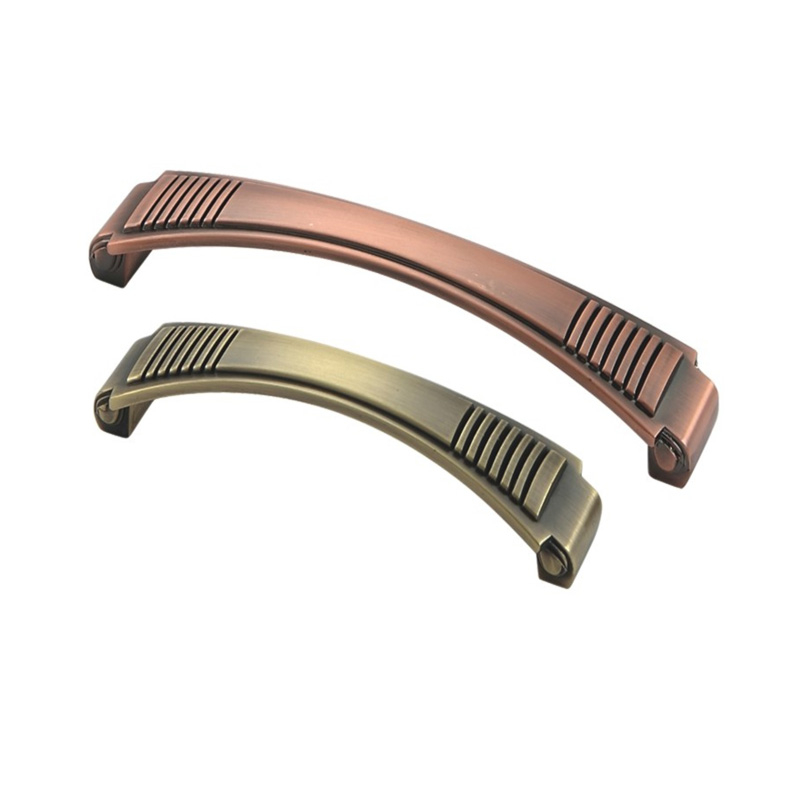 High Quality Zinc Alloy 96mm 128mm Arch Cabinet Handle Wardrobe Handle Furniture Hardware Dresser Handle