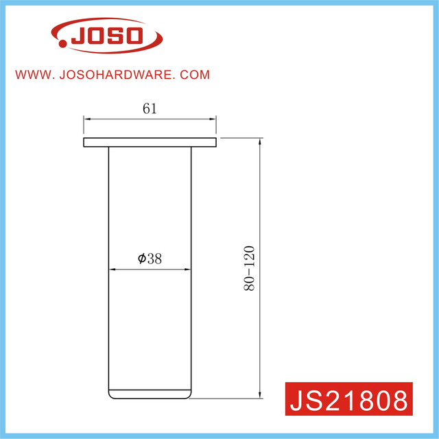 Dainty Original Metal Cabinet Leg for Bedroom