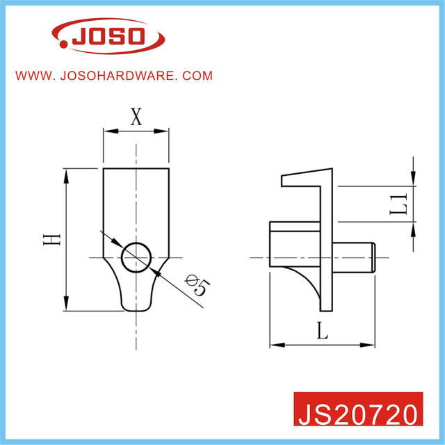 Hight Quality Shelf Support Stud Peg Clear Plastic for Cabinet