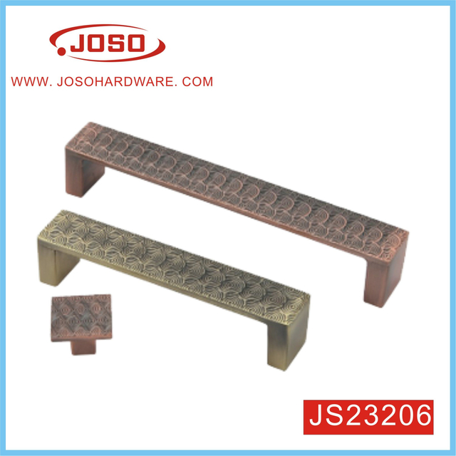 Crystal Antique Copper Rectangle Pull Handle for Kitchen Cabinet Wardrobe