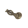 Classical European Style Zinc Alloy Antique Brass 55mm Dresser Knob Pull Handle