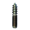 Factory Supply Metal M6 Hanger Bolt Wood Bolt Zinc Plated Screw Bolt