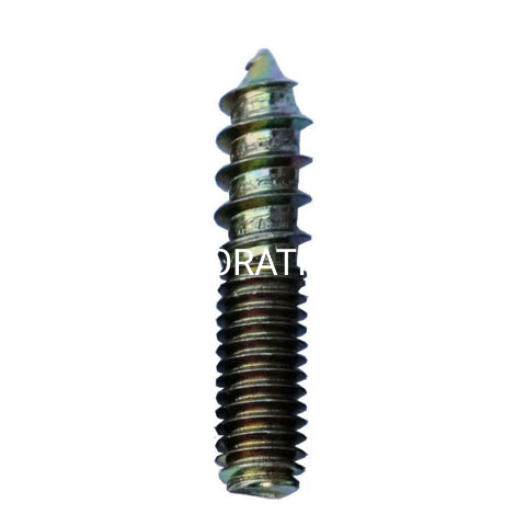 Factory Supply Metal M6 Hanger Bolt Wood Bolt Zinc Plated Screw Bolt