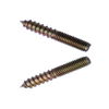 Steel Double Thread Dowel Screw Furniture Hardware Wood Screw Wardrobe Screw