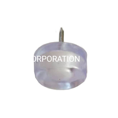 Factory Supply Plastic Transparent 18mm Table Nail Glide Chair Protector Connector