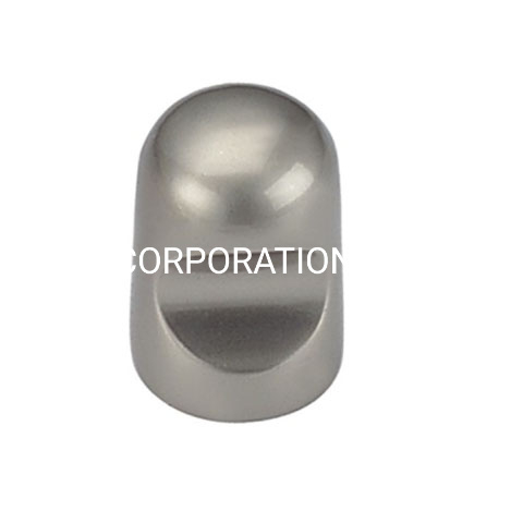 Hot Sale Zinc Alloy Brushed Plated 18mm Thumb Style Kitchen Cabinet Knob