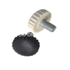 Steel with PP Adjustable Screw of Furniture Hardware Sofa Leg Connector