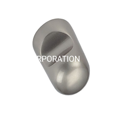 Hot Sale Zinc Alloy Brushed Plated 18mm Thumb Style Kitchen Cabinet Knob