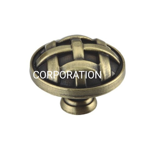 Classical Zinc Alloy Antique Brass 35mm Knob Furniture Accessories Cabinet Knob