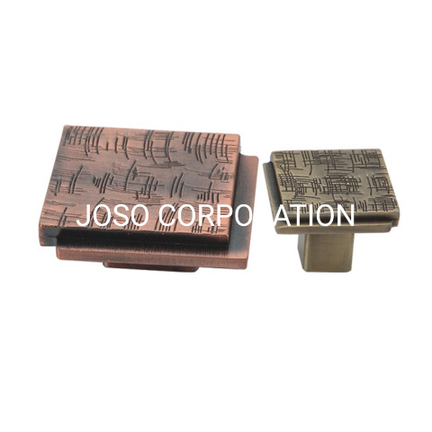Classical 28mm 45mm Square Antique Brass Antique Copper Zinc Alloy Handle Drawer
