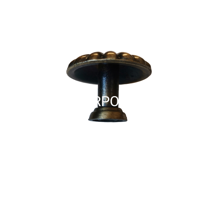 27mm Antique Brass Zinc Alloy Knob Handle for Drawer Cabinet Door Closet