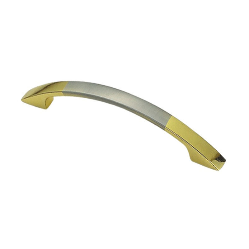 Zinc Alloy Golden and Brushed 64mm 96mm 128mm Furniture Handle Kitchen Accessories