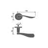 Factory Supply Modern 125mm Furniture Handle Door Handle Closet Handle Office