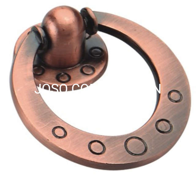 Fashion Zinc Alloy Ring Handle Antique Copper Handle Furniture Handle Furniture Hardware