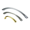 Brush and Bright Chrome Zinc Alloy 64mm Drawer Handle Kithchen Handle