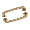 European Style Zinc Alloy Golden 270mm Door Handle Office Innerdoor Handle