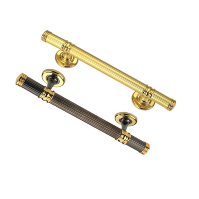 Factory Supply Zinc Alloy 250mm Antique Copper Door Handle Furniture Handle