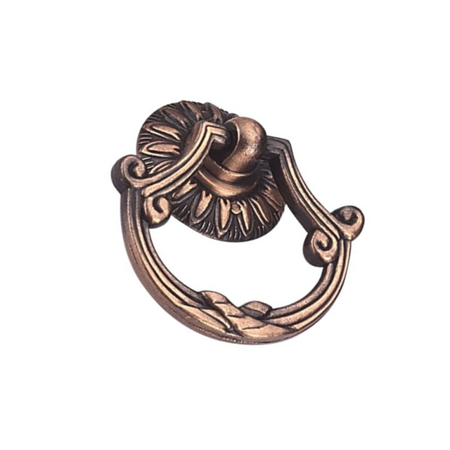 Factory Supply Antique Copper Zinc Alloy 42mm Ring Hanlde Drawer Handle