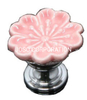 Different Colour Flower Ceramics Handle Furniture Handle Cabinet Handle