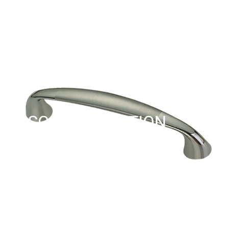 Hot Sale Zinc Alloy 64mm Double Colour Silver and Golden Drawer Handle