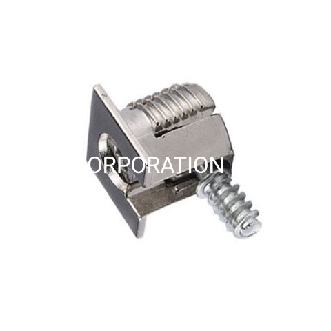 Zinc Alloy Nickel Plated Furniture Shelf Support Board Connector Furniture Fitting