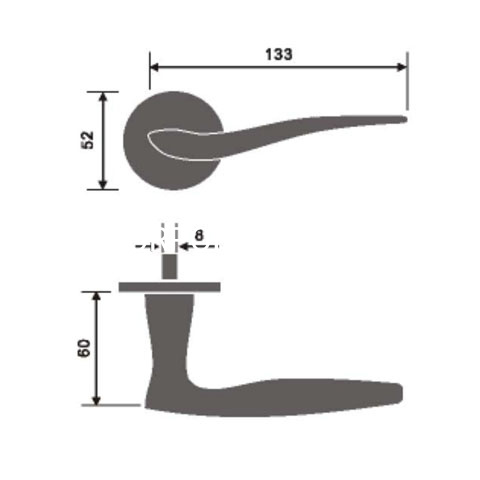 schlage door handle 