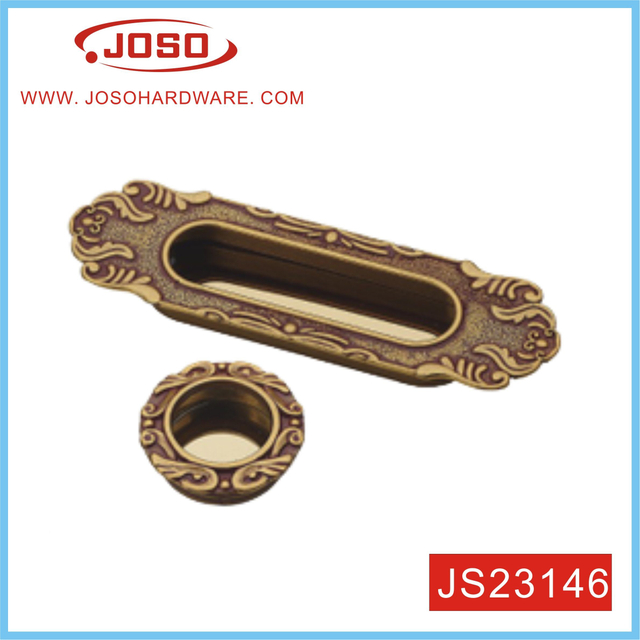 Oval Antique Copper Pull Handle for Cabinet Drawer