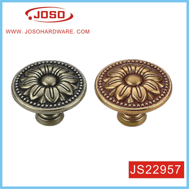 Classic Flower Top Pull Handle for Cabinet