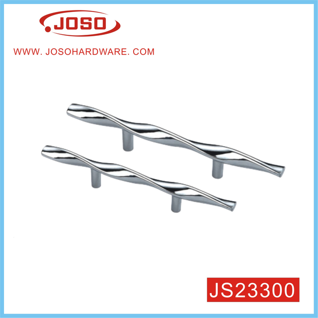 Fashion T Bar Bright Chrome Furniture Handle for Drawer
