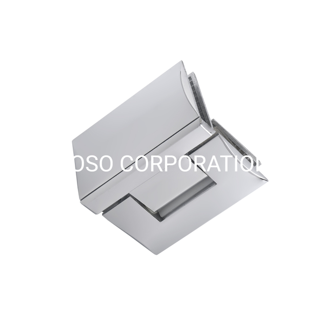 Hot Sale Brass 90 Degree Adjustable Glass To Glass Hinge Bathroom Fitting Shower Room Accessories