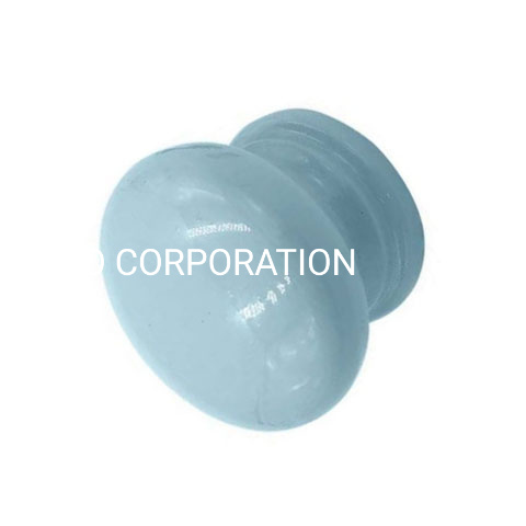 Popular 32mm Colorful Mushroom Zinc Alloy with Ceramics Blue Handle Wardrobe Handle
