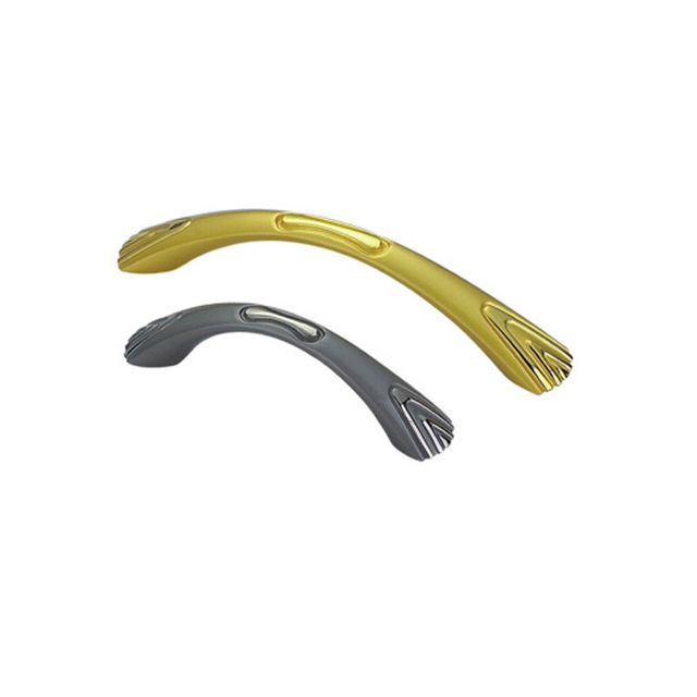 Zinc Alloy Black and Gold 64mm Drawer Handle Kitchen Handle