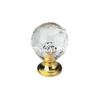 Zinc Alloy Fashion 28mm 32mm Diamond Handle Knob Closet Knob Furniture Handle