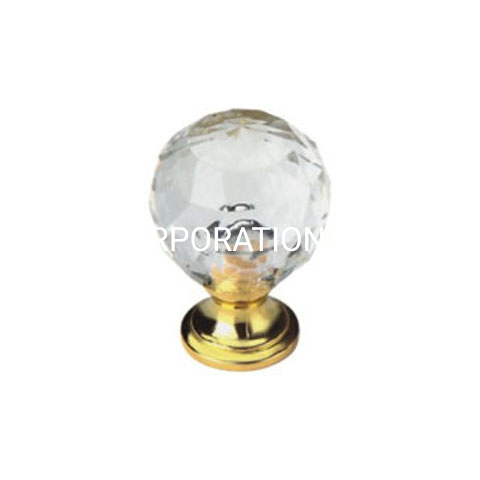 Zinc Alloy Fashion 28mm 32mm Diamond Handle Knob Closet Knob Furniture Handle