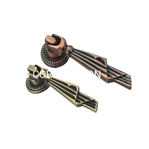 Factory Supply Zinc Alloy 60mm Antique Copper Closet Pull Handle Wardrobe Handle