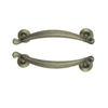Zinc Alloy 300mm Antique Brass Domestic Door Handle Cabinet Handle