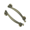 Zinc Alloy 300mm Antique Brass Domestic Door Handle Cabinet Handle
