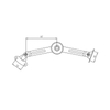 Factory Supply Zinc Alloy Nickel Plated Lid Stay Kitchen Accessories