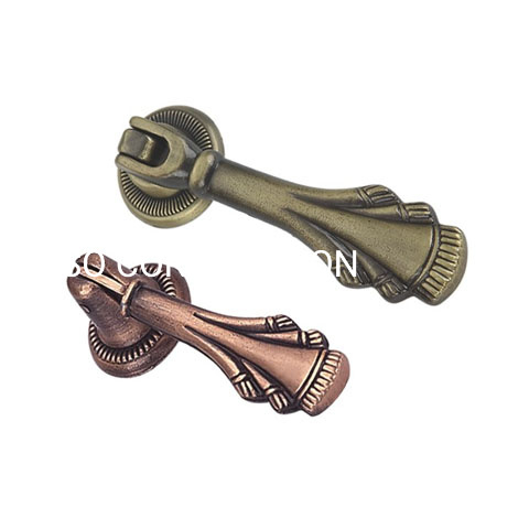 Zinc Alloy 53mm Antique Copper Antique Brass Chest Handle Drawer Handle