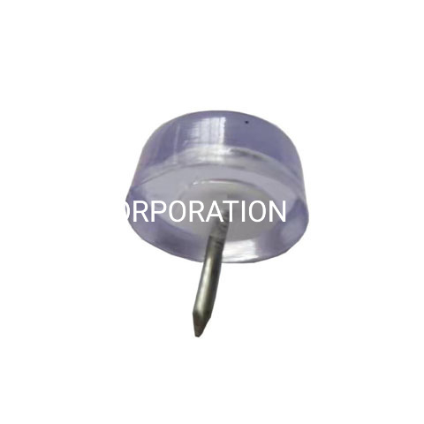 Factory Supply Plastic Transparent 18mm Table Nail Glide Chair Protector Connector