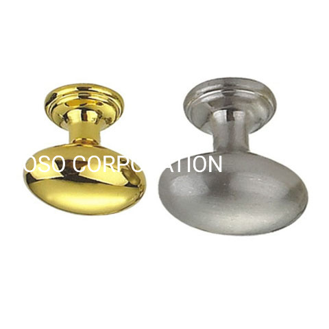 Hot Sale Zinc Alloy 22mm Mushroom Golden Door Knob Office Drawer Knob